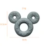 donut gris azul