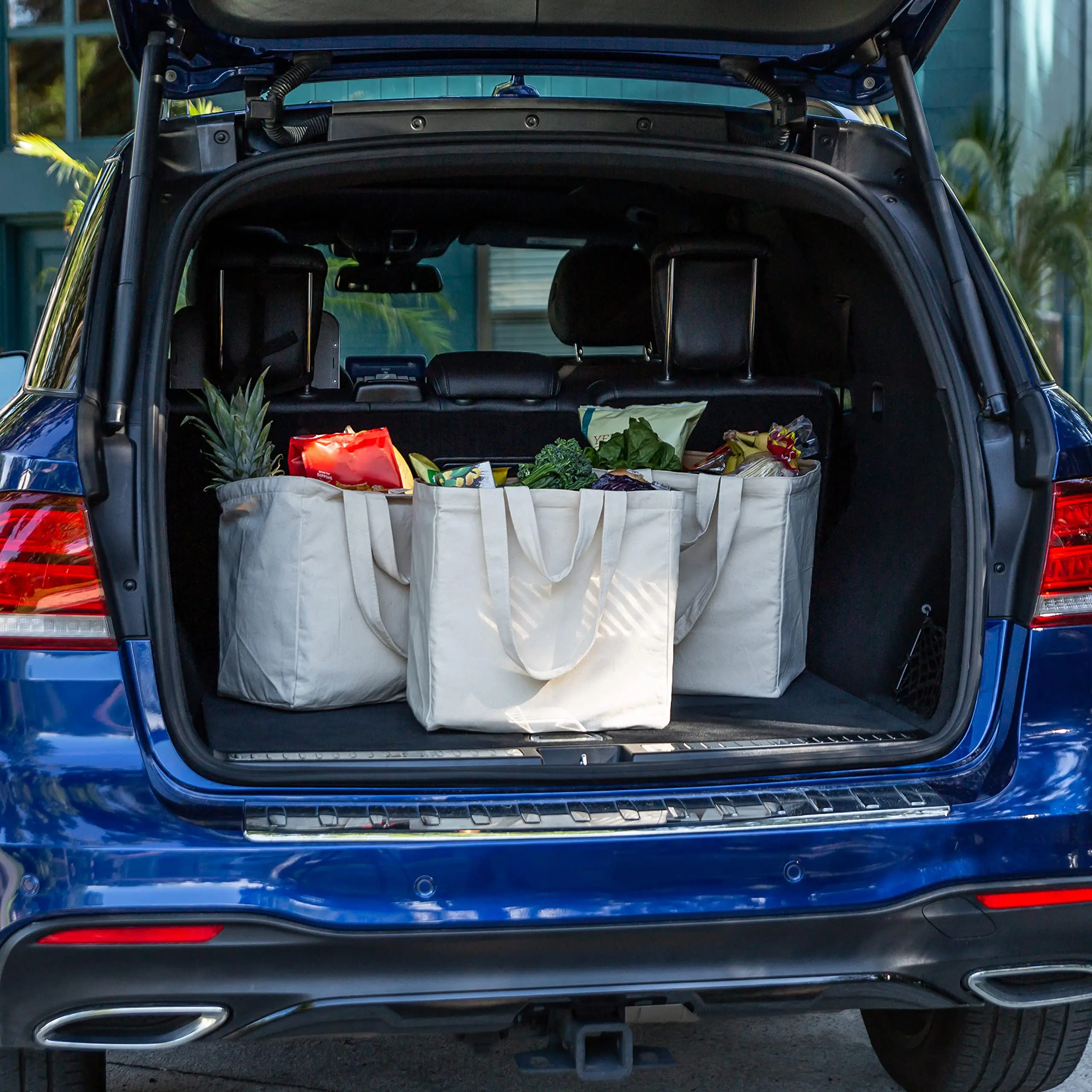 Customizable Heavy-Duty Organic Cotton Tote Bag Reusable Grocery Shopping Bags with Custom Logo details