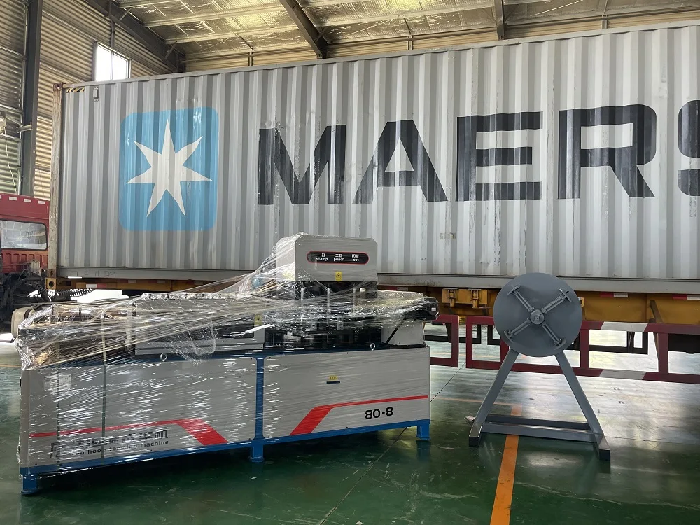 High-Speed Automatic CNC Flat Iron Stirp Hoop Forming and Bending Machine Pipe U Clamp Making Machine Hole Punching Machine