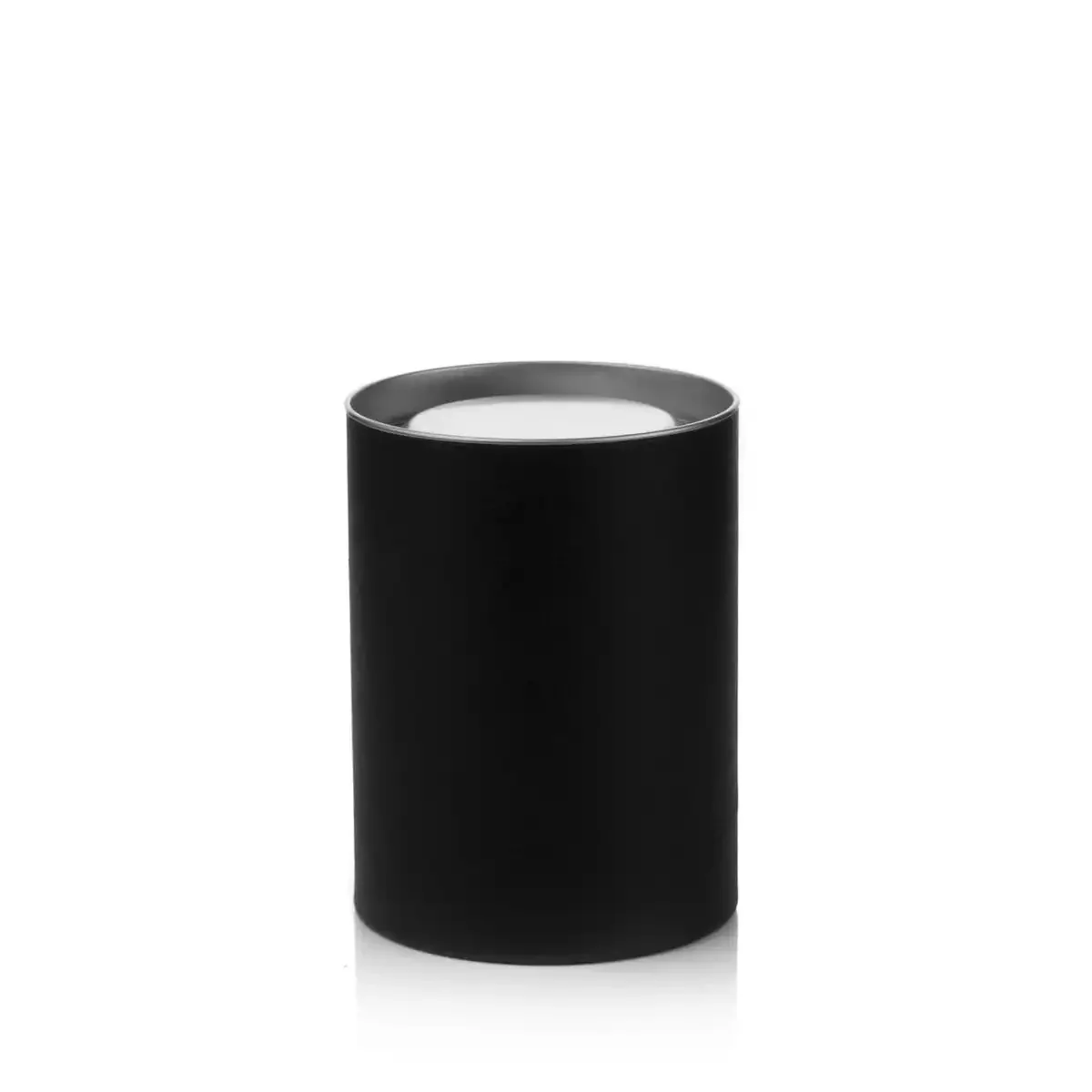 Eco Friendly Bamboo Lid Nordic Decorative Candle Jar Custom Color Black