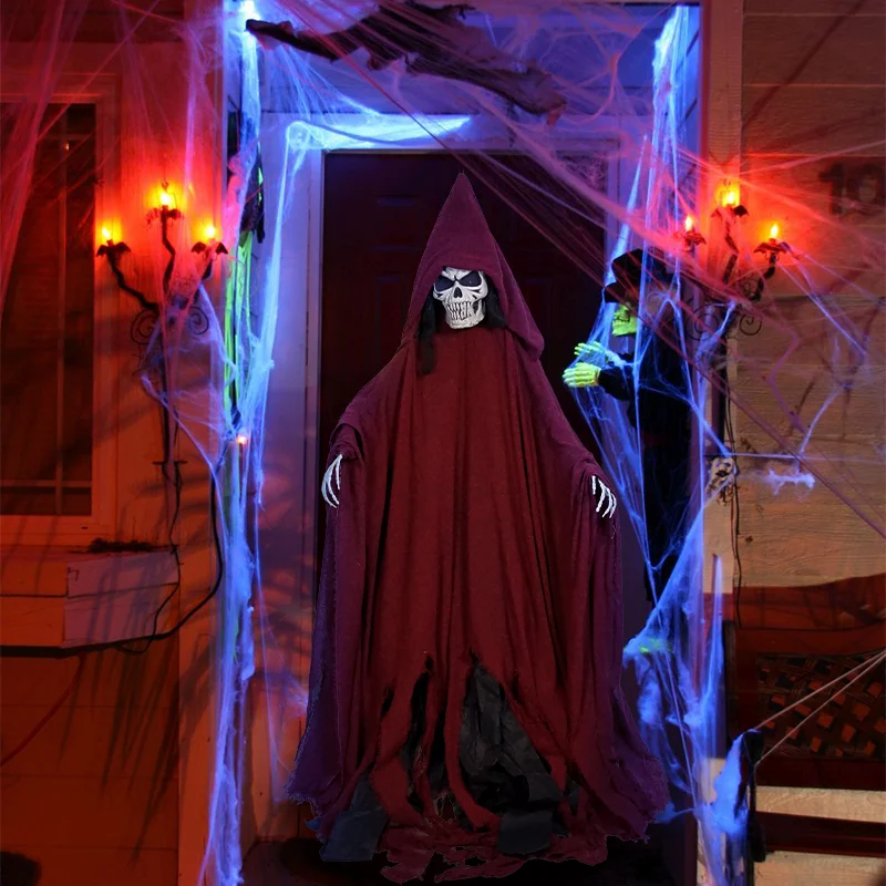 Haunted House Animated Human Horror High Quality Life Size Props Large Halloween Animatronics
