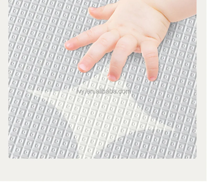 IVY Foldable Children Crawling Mat Double-sided Waterproof Room Decor Soft Foam Kids Rug Carpet Large Baby Play Mat manufacture