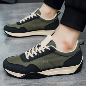 Hot Selling Products Walking Style Wholesale Men Fashion Platform Shoes Custom Logo Breathable Mesh Chunky Sneakers for Men