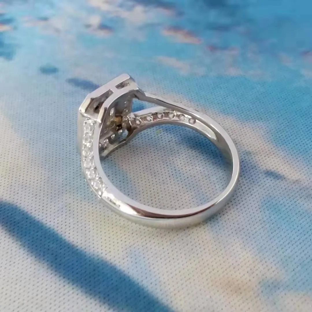 Jewellery South Africa 925 Sterling Silver Rectangular Ring with