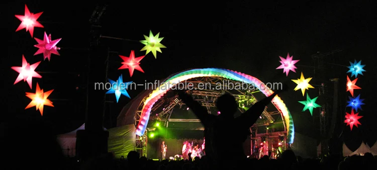 Inflatable Lighting Star Multi-Color Display For Party/Club/Event/Stage/Wedding 
