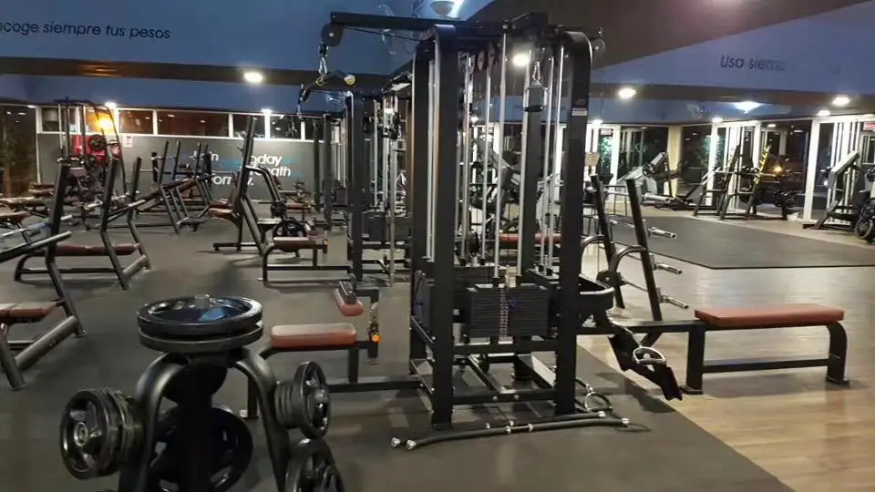 LAND Fitness Multi Jungle 8 Station Stacks Commercial Unisex Gym Machine with 100kg+80kg Weight Stack