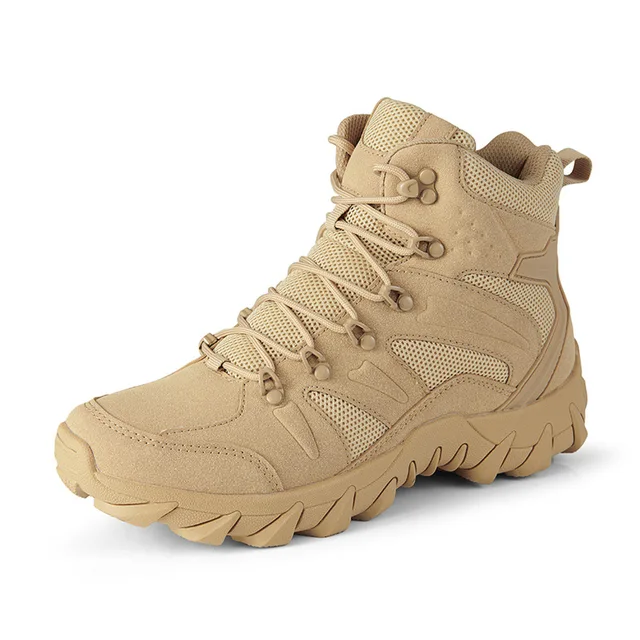 Hiking boots Outdoor waterproof high-top desert boots plus-size shoes men's workwear