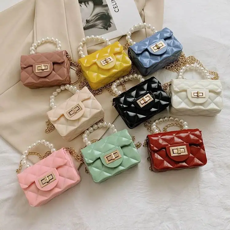 PVC Pearl Luxury Purses And Handbags Women Messenger Bags