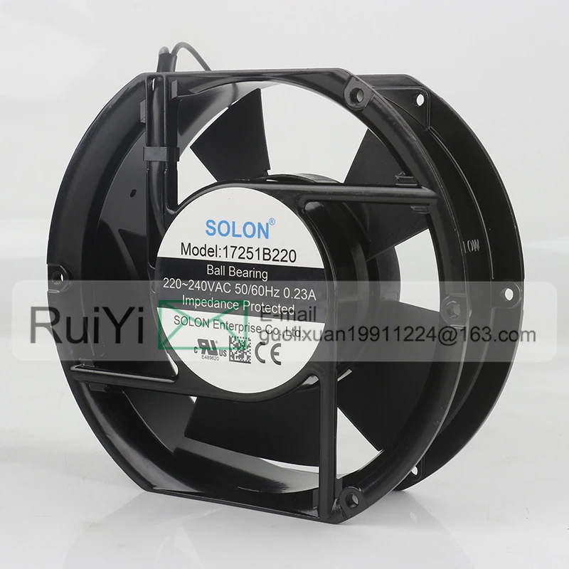 Cooling Fan, SOLON, AC220-240V, 0.23A, 17251 - detail 8