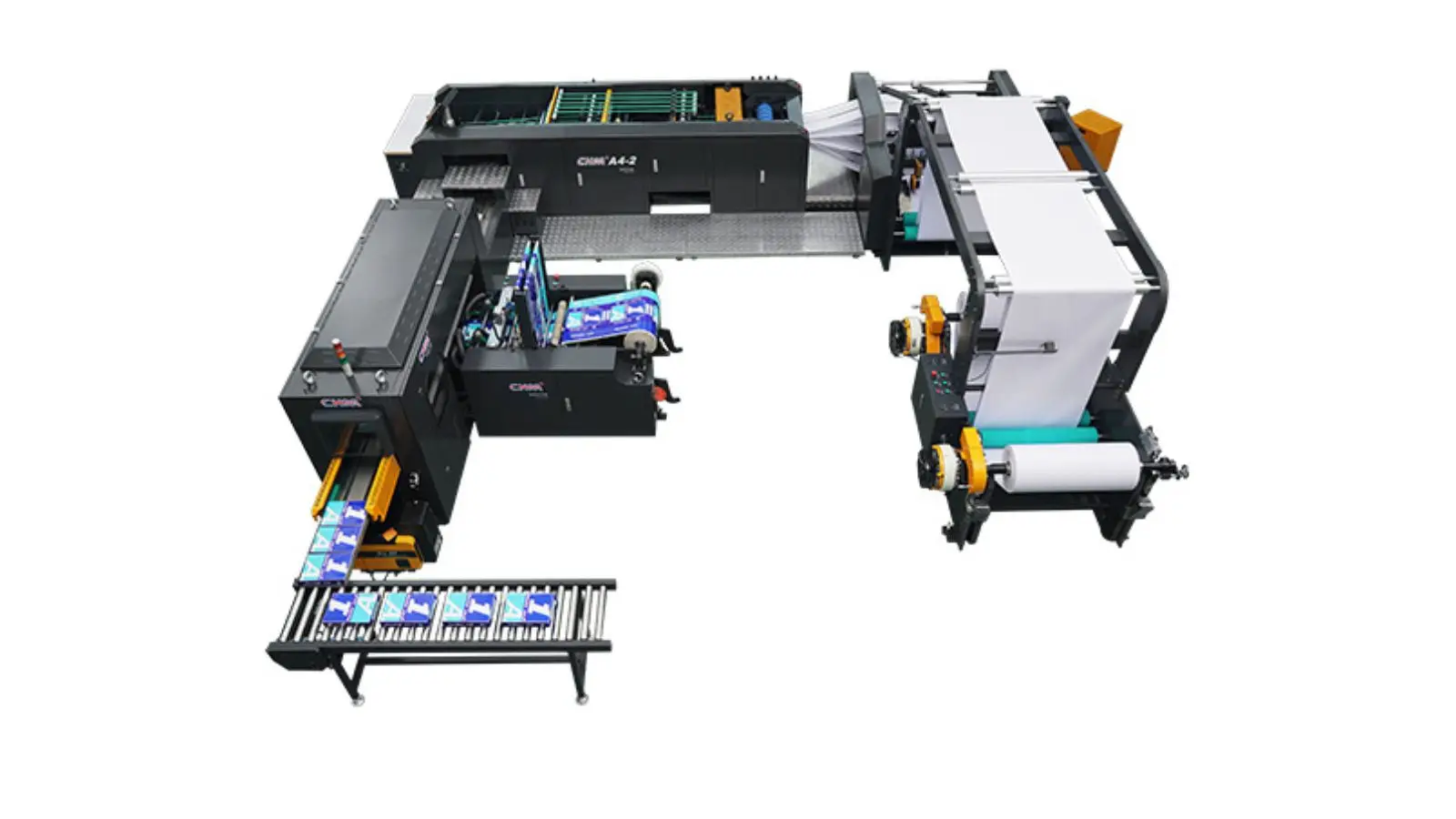 CHM-A4-2 Compact A4 Cutting Size Sheeting Machine With Packaging