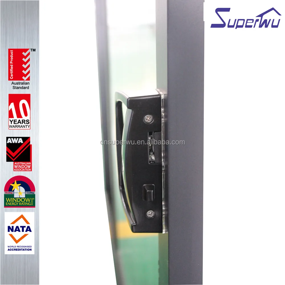 American Standard Widely Used Superior Quality Double Glass Aluminum Slide Window