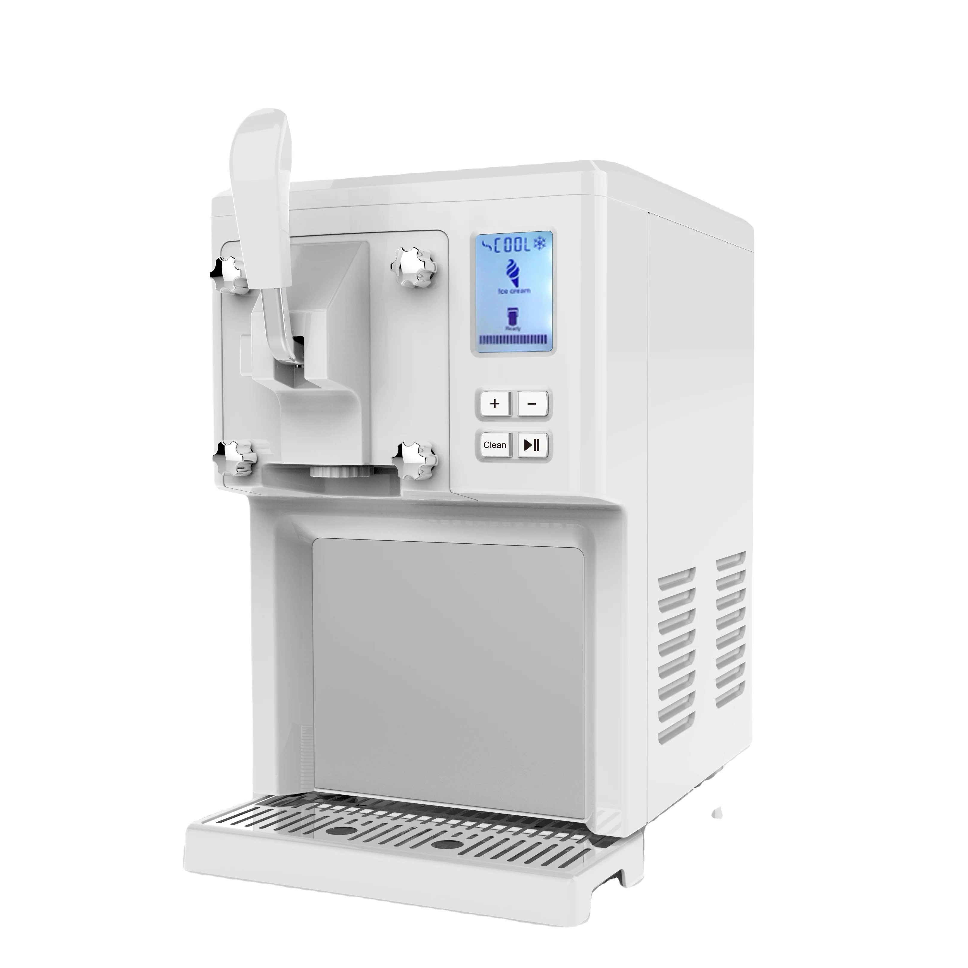 Automatic Hard Soft Making Maker Blender Cone Ice Cream Machine Fruit