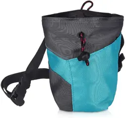 Меловая сумка для скалолазания, мешок для мела и карбоната магния со шнурком и карманом для боулдеринга и гимнастики