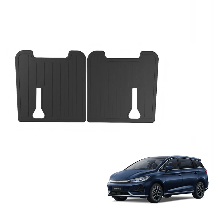 6 Seater Back Seat Mat for BYD M6 Accessories Emax7 TPE Rubber Waterproof Seat Back Protectors Interior Accessory
