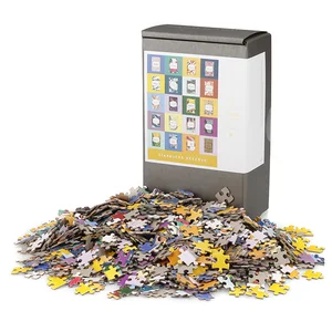 China Manufacturer OEM Customized 1008 Piece Paper Flower Jigsaw Puzzle for Adults and Kids