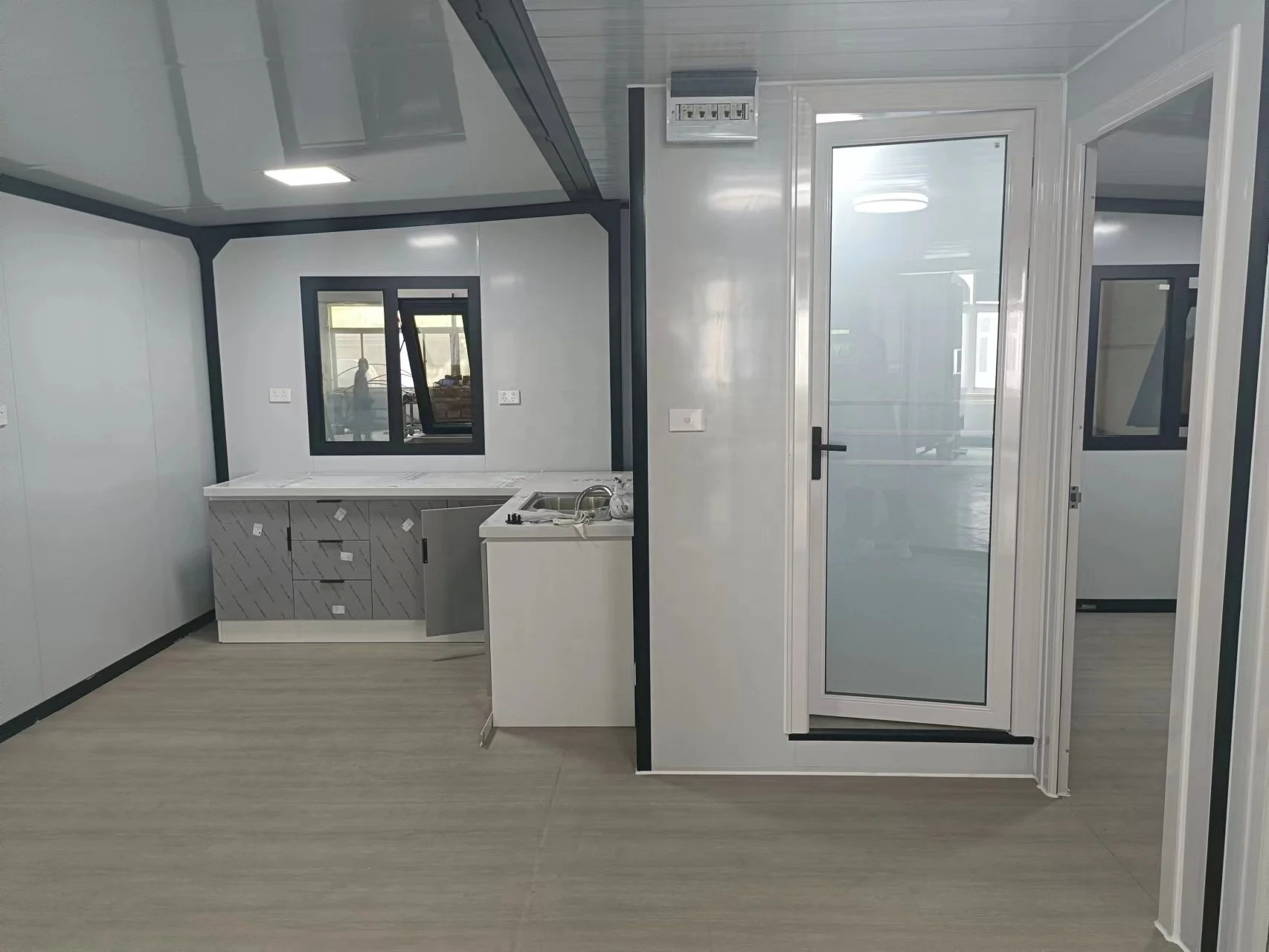 Double Combined Container House - Expandable & Customizable