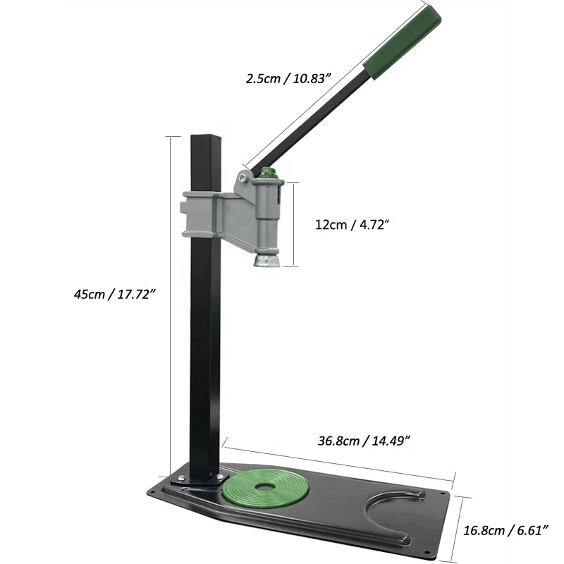 Bench Bottle Capper Adjustable Manual Capping Machine For Homebrew Beer