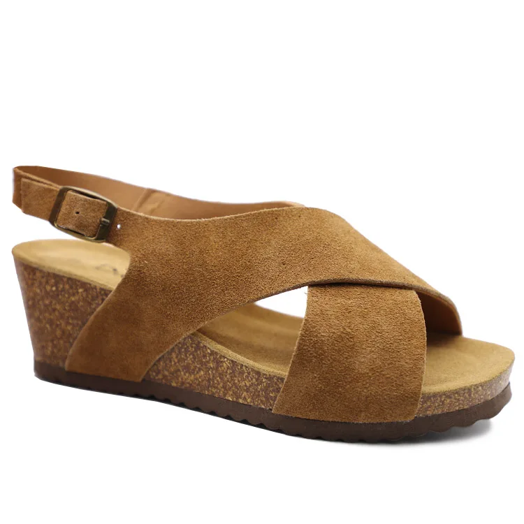 Zapatillas ajustables con velcro para señora mayor abiertas para el verano  Ruiz y Gallego