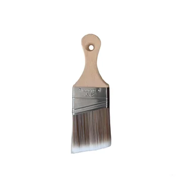High Quality DIY Angle Sash Painting Brush with Short Beech Wooden Handle Customizable OEM Tools for House Painting