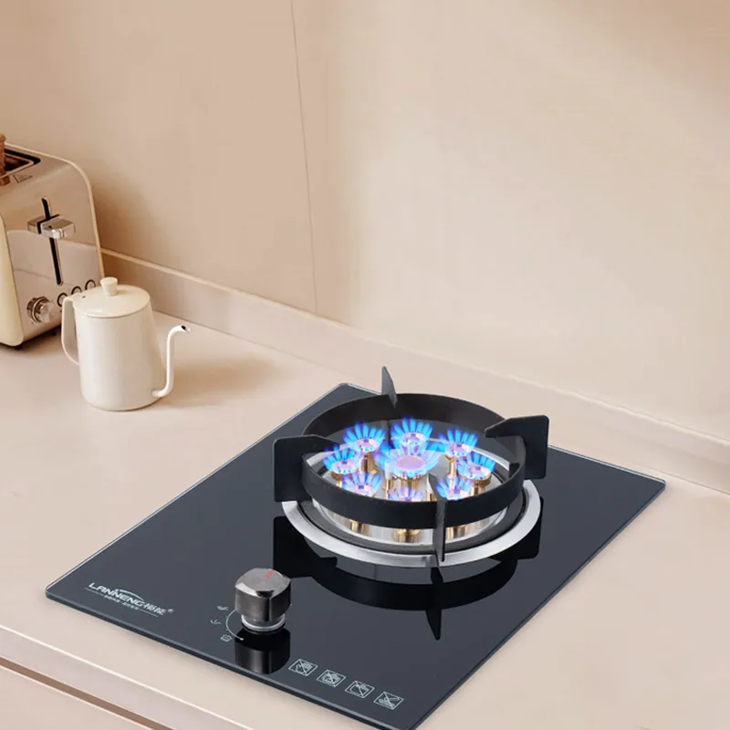 High-end Energy-saving Direct Flame Single Biogas Hob Environmental Biogas Burner Stove for Village