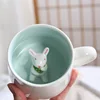 White With Rabbit Design