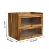 Double-layer bread box