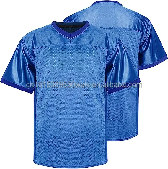 Blank Football Jersey Mesh Plain American Football Jersey Hip Hop