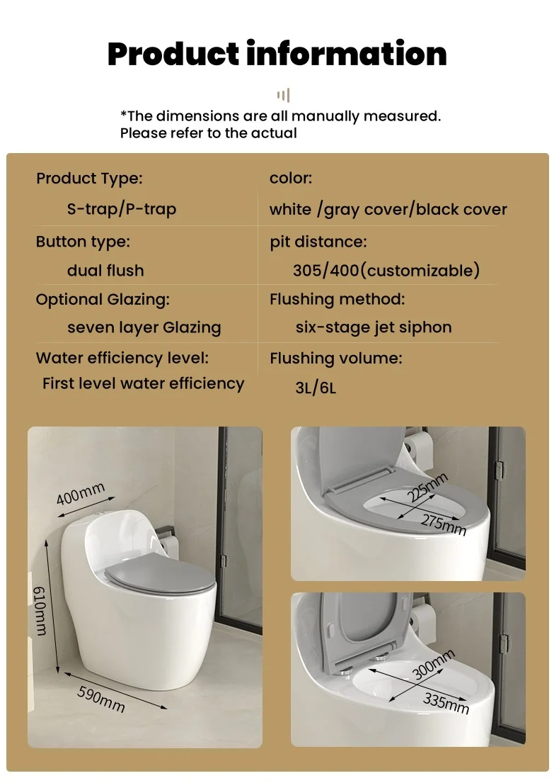 product new design ceramic bathroom wc toilet floor dual flush one piece toilet-62