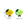 Anneau de dentition en silicone (citron) (1/2 jaune)