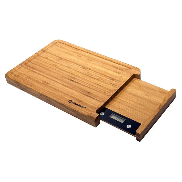 Cleanblend Premium MealPrep Cutting Board and Chopping Block with Digital Scale
