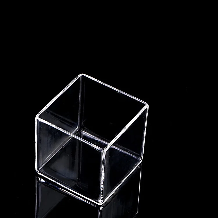 Custom High Temperature Corrosion Resistant Quartz Glass Crucible Square Cylinder-Factory Sales SIO2 Chemical Composition