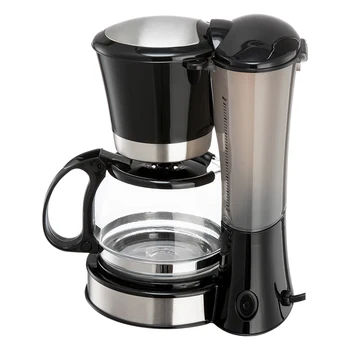 Dropshipping 4 cup pp food grade plastic material 2in1 drip and espresso coffee maker
