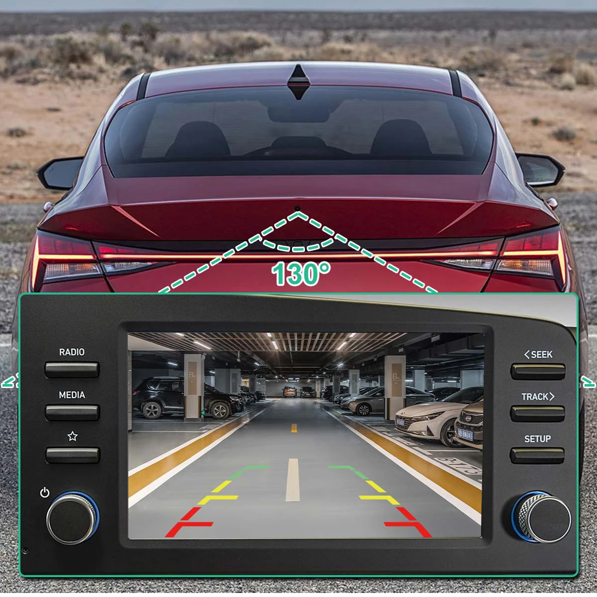 Hyundai Rear Camera Greenyi Rear View Backup Camera for Hyundai Elantra 2021-2022