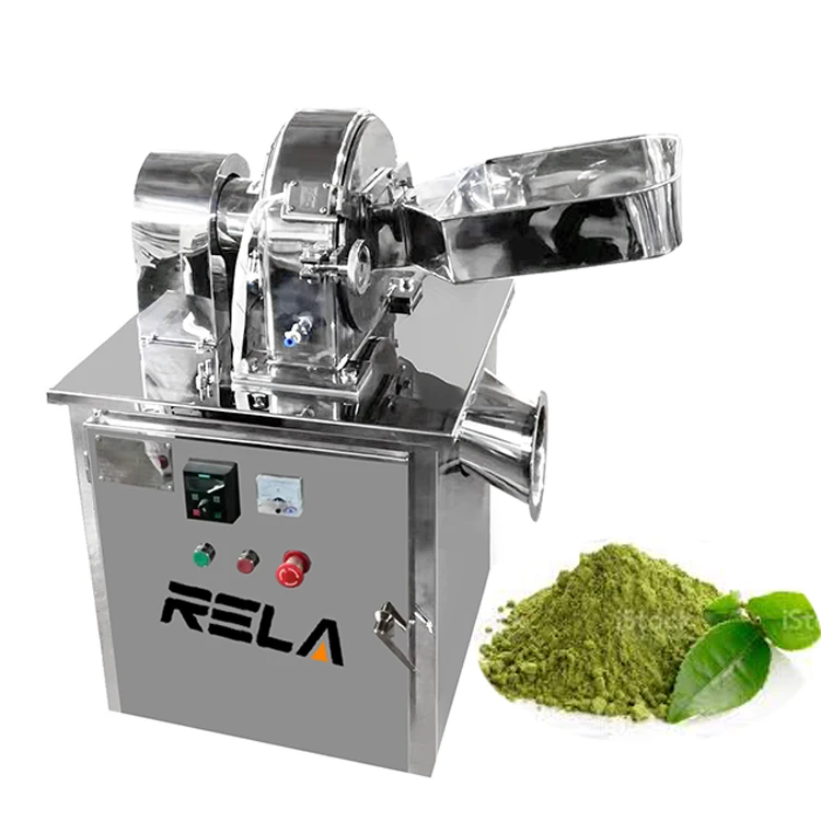 Sugar Salt Tea Spice Cocoa Bean Powder Pin Miller Hammer Grinder Mill Equipment for Dry Chili Cinnamon Garlic Grain Cookies Seed