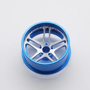 High Quality Anodizing Processing Aluminum Alloy RC Accessory Model Car Wheels Simulation Toy Car Wheels Machining Services