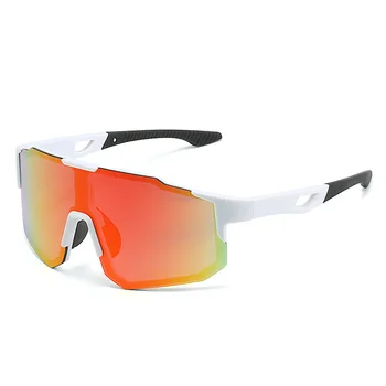 Sport sunglasses cycling riding driving one piece fishing UV400 women men lady wholesale new arrival outdoor plastic PC sunglass