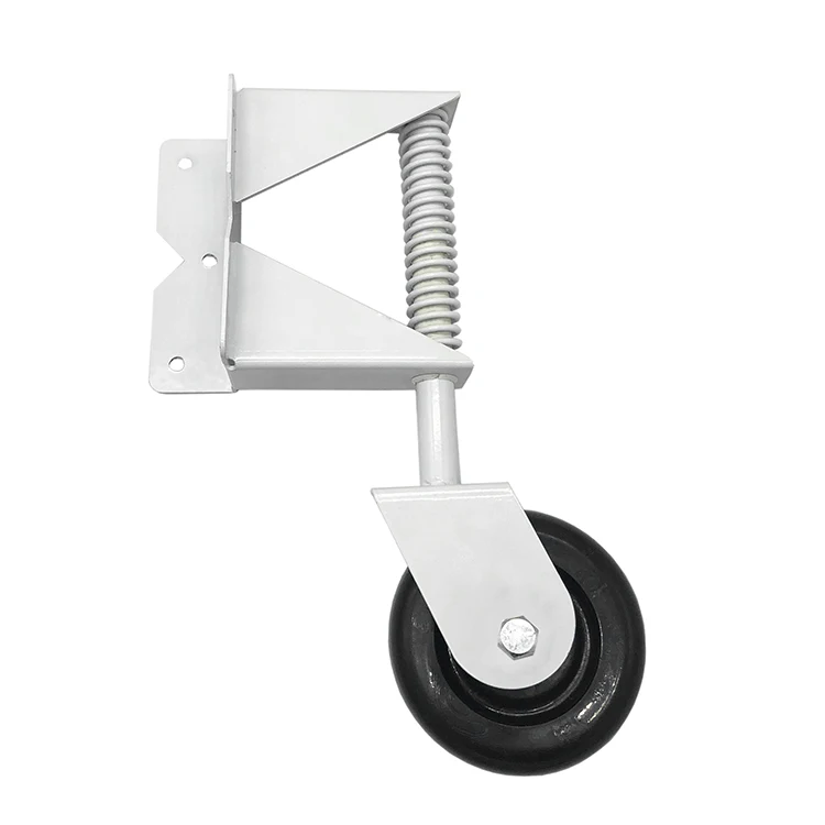 Adjustable Swing Heavy Duty Spring Loaded Small Castor Sliding Gate Roller Wheels Stainless for Gates