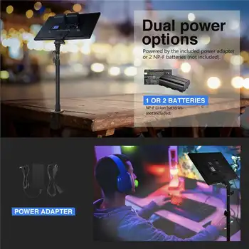 Neewer 90W Desk Mount LED Video Light C-Clamp Stand Kit with Wireless Remote, Dimmable Bi-Color for Game/YouTube/Live Streaming product image