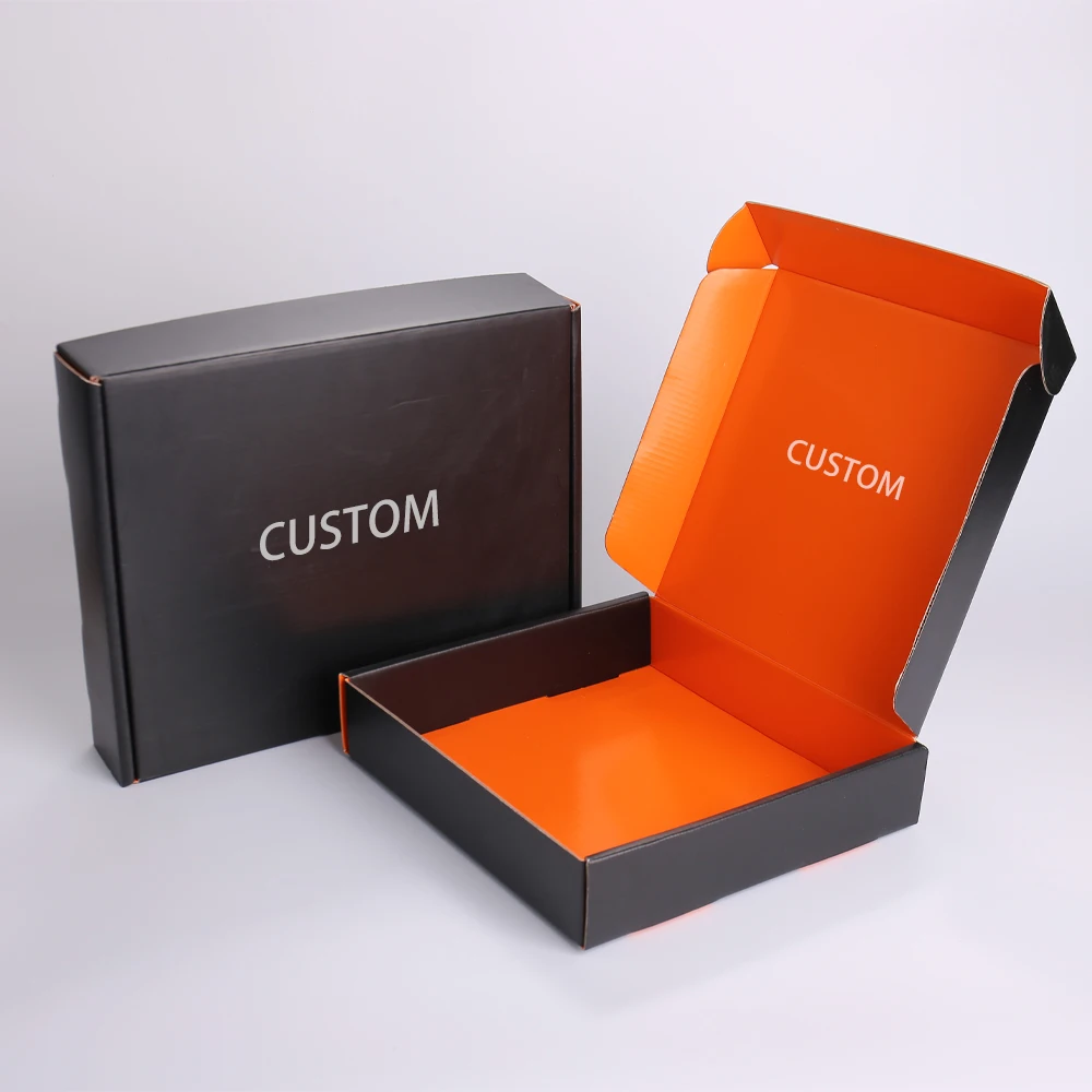 product custom recyclable corrugated paper shipping box double sided printing cardboard gift boxes logo customized for clothing-3