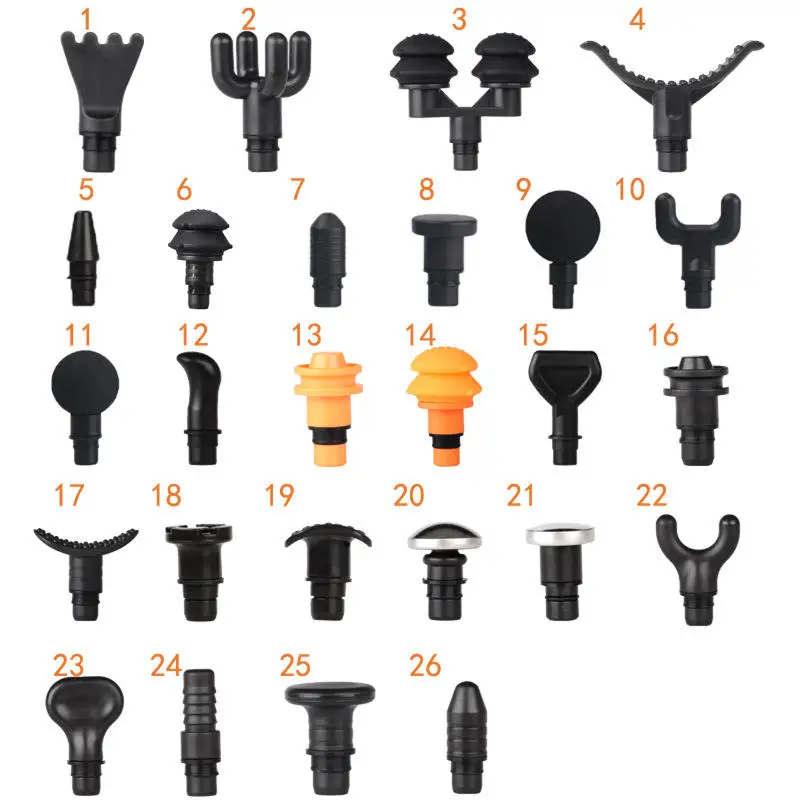 Rkse питания 26 стилей массаж головы пистолет набор с зарядной базы, массажный пистолет насадки Замена прокладки массажа по низким ценам