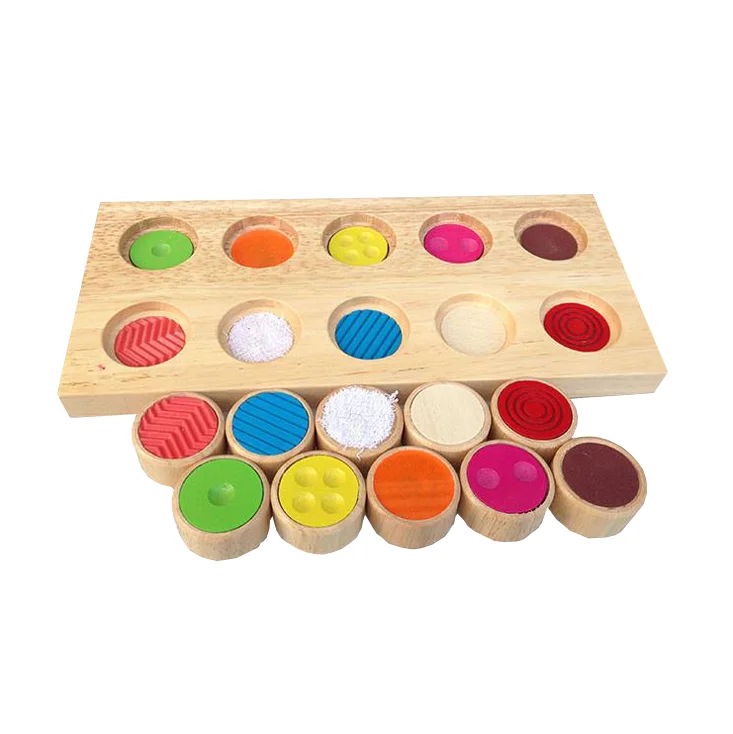 Colorful Tactile Matching Maze Toy Soft Touch Textures Matching Game Toy