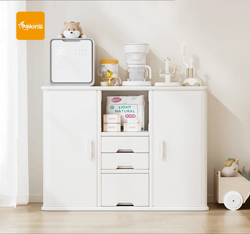 Large Capacity Living Shelf Toy Children Clothes Storage Organizer Baby Kids for and Room Furniture Cabinet Baby Care Table
