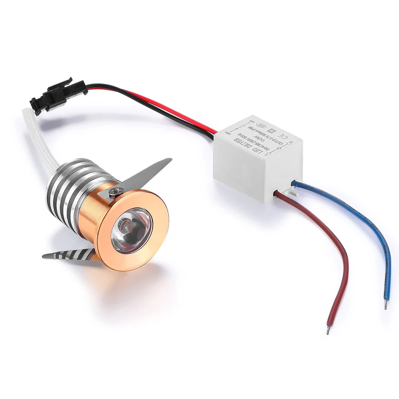 AC 85-265V COB Mini Recessed LED Downlight 1W Elevator Light Ceiling Spot for Elevator Ceiling Lighting