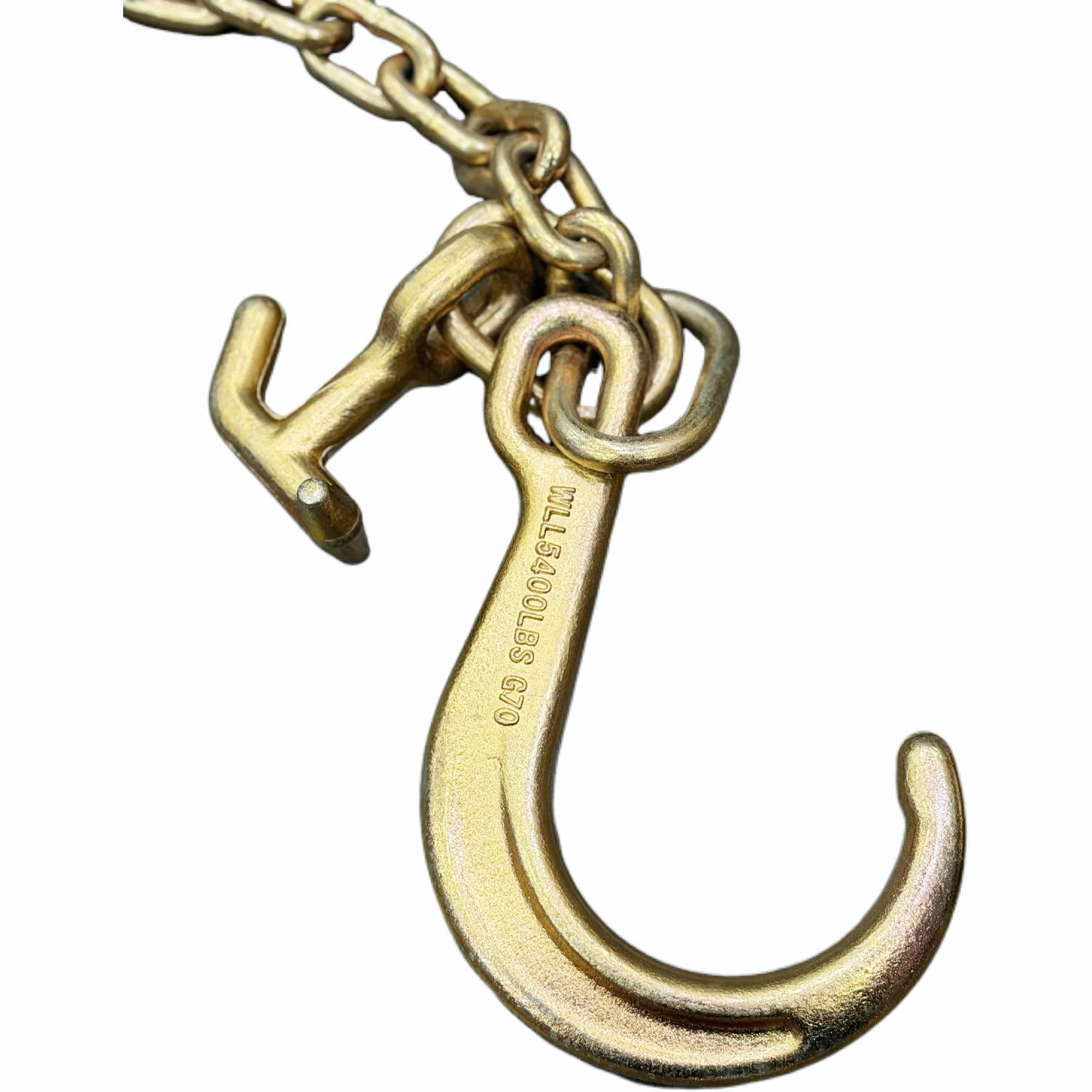 product heavy duty galvanized alloy steel g70 v chain with 8 j hook  combo hook-3