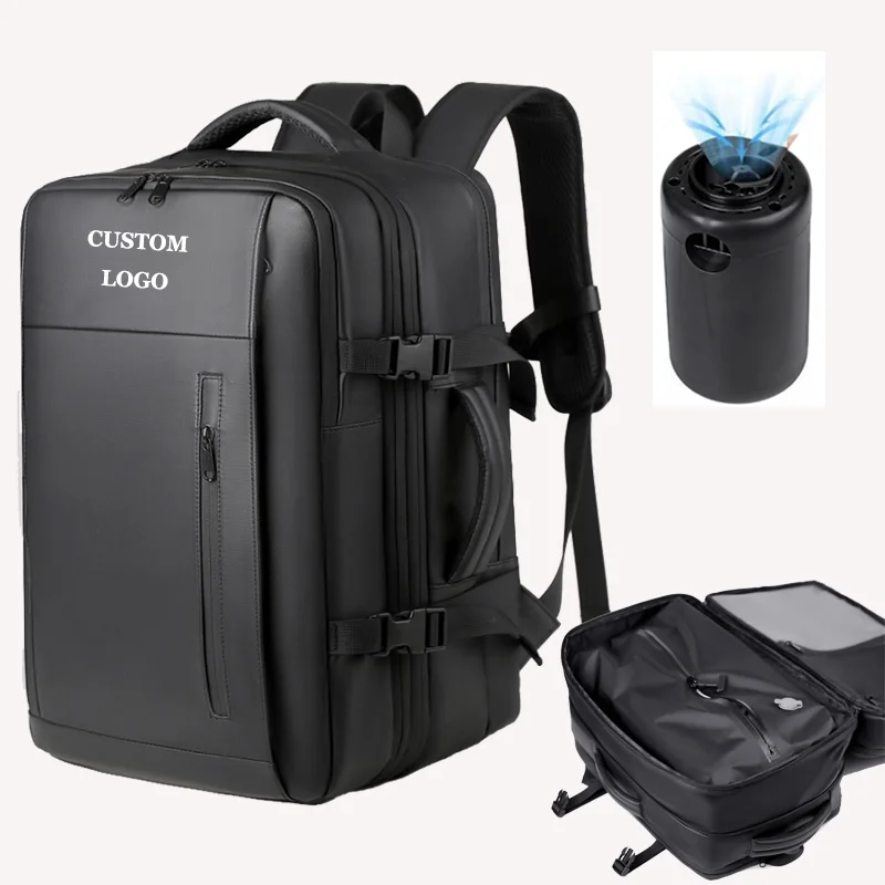 Air Tight Bags Vacuum Compression Backpack System Expandable Waterproof Business Multi-function Travel Laptop Backpack