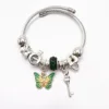 Clé papillon verte