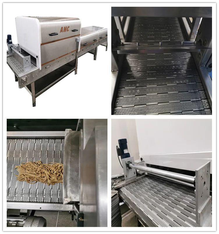 AMC Full Automatic Chocolate Machine Corn Dog Fryer Cooling Tunnel Machine