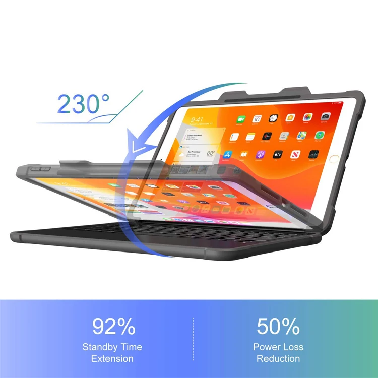 Mfi Keyboard Case For Ipad Pro 10.5 Ipad 10.2inch Ipad Keyboard Smart