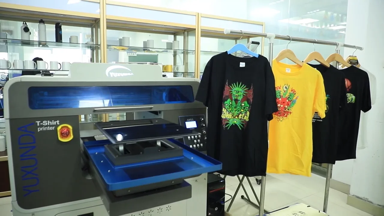 yuxunda dtg printer t-shirt printing machine garme