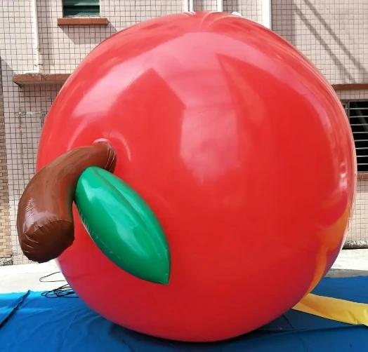 BeiLe Outdoors Impressive Giant Inflatable Apple Fruit Model PVC Balloon for Event Advertising Blower Accessory Sea Shipping